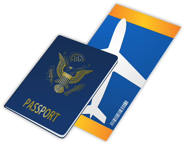 Passport and Ticket image